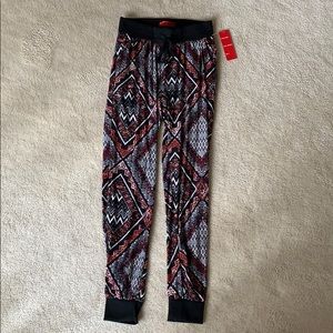 Never Worn Printed Joggers with Original Tags